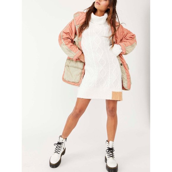 Free People Sweaters - 🎉LAST CHANCE🎉 NWT Free People Forever Cable Pullover / Evening Cream